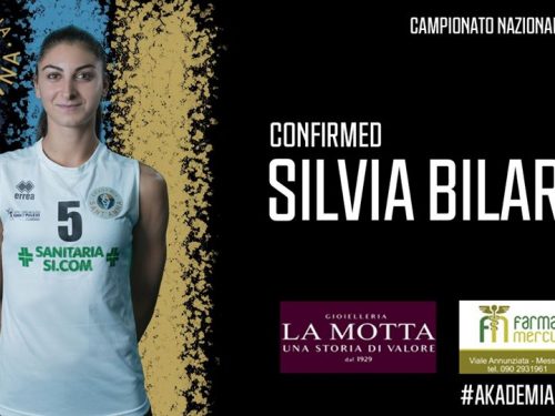 Volley Femminile, Akademia Sant’Anna: È Silvia Bilardi la prima conferma dell’Akademia Sant’Anna in B1.